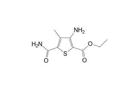 Thiophene-2-carboxylic acid, 3-amino-5-carbamoyl-4-methyl-, ethyl ester