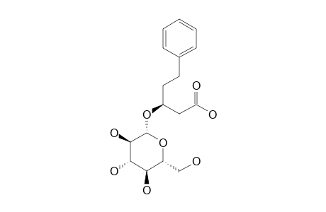 (3R)-O-BETA-D-GLUCOPYRANOSYLOXY-5-PHENYLVALERIC_ACID
