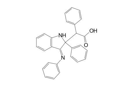 2-[2-Phenyl-3-(phenylimino)-2,3-dihydro-1H-indole-2-yl]-2-phenylacetic acid