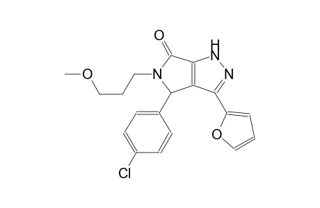 pyrrolo[3,4-c]pyrazol-6(1H)-one, 4-(4-chlorophenyl)-3-(2-furanyl)-4,5-dihydro-5-(3-methoxypropyl)-