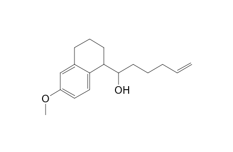 1-(6-Methoxy-1,2,3,4-tetrahydronaphthalen-1-yl)hex-5-en-1-ol