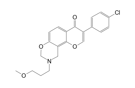 4H,8H-pyrano[2,3-f][1,3]benzoxazin-4-one, 3-(4-chlorophenyl)-9,10-dihydro-9-(3-methoxypropyl)-