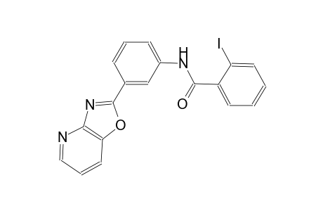2-iodo-N-(3-[1,3]oxazolo[4,5-b]pyridin-2-ylphenyl)benzamide