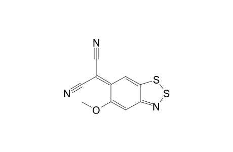 2-(5-Methoxy-1,2,3-benzodithiazol-6-ylidene)malononitrile