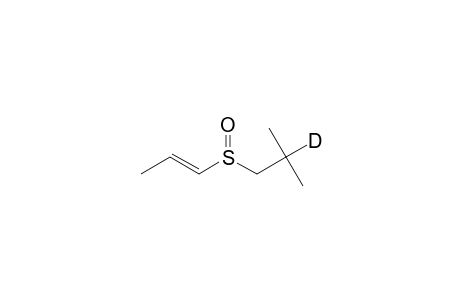 1-Propene, 1-[(2-methylpropyl-2-D)sulfinyl]-