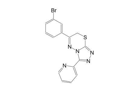 6-(3-bromophenyl)-3-(2-pyridinyl)-7H-[1,2,4]triazolo[3,4-b][1,3,4]thiadiazine
