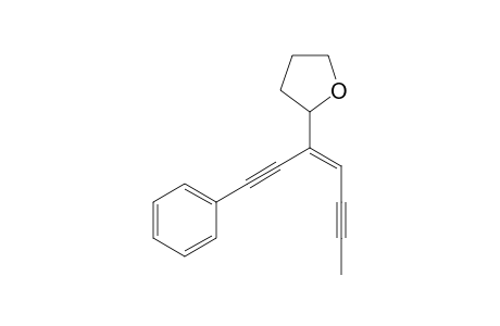 (E)-1-Phenyl-3-tetrahydrofuranylhepta-3-en-1,5-diyne