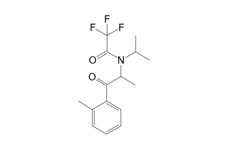 1-(2-Methylphenyl)-2-iso-propylaminopropan-1-one TFA