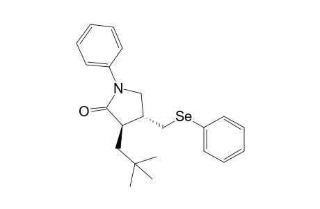 (3R,4R)-3-(2,2-Dimethylpropyl)-1-phenyl-4-[(phenylseleno)methyl]-2-pyrrolidinone