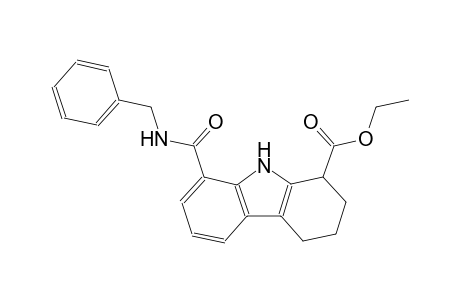 1H-carbazole-1-carboxylic acid, 2,3,4,9-tetrahydro-8-[[(phenylmethyl)amino]carbonyl]-, ethyl ester