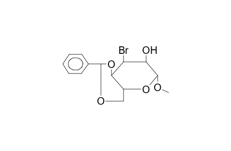 METHYL 3-BROMO-3-DEOXY-4,6-O-BENZYLIDENE-BETA-D-ALLOPYRANOSIDE
