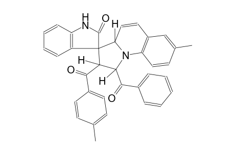 (1'S,2'S,3R,3a'R)-1'-benzoyl-7'-methyl-2'-(4-methylbenzoyl)-2',3a'-dihydro-1'H-spiro[indoline-3,3'-pyrrolo[1,2-a]quinolin]-2-one