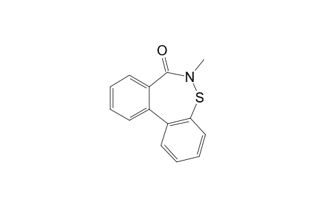 N-Methyl dibenzo[d,f]-1,2-thiazepin-3-one