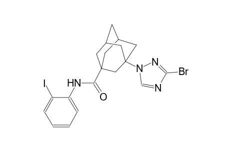 3-(3-bromo-1H-1,2,4-triazol-1-yl)-N-(2-iodophenyl)-1-adamantanecarboxamide
