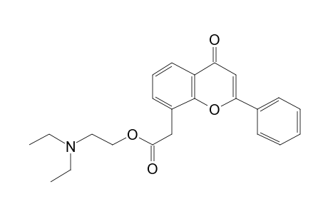2-(Diethylamino)ethyl (4-oxo-2-phenyl-4H-chromen-8-yl)acetate