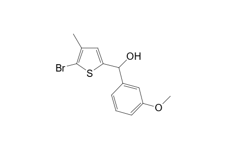 (5-bromo-4-methylthiophen-2-yl)(3-methoxyphenyl)methanol