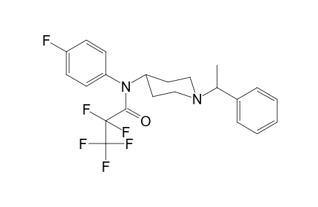 2,2,3,3,3-Pentafluoro-N-4-fluorophenyl-N-[1-(1-phenylethyl)piperidin-4-yl]propanamide