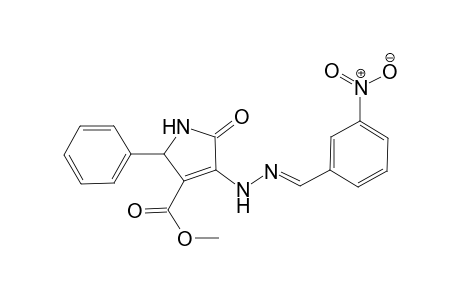 Methyl 2,5-Dihydro-4-[(2E)-2-(3-nitrobenzylidene)hydrazinyl]-5-oxo-2-phenyl-1H-pyrrole-3-carboxylate