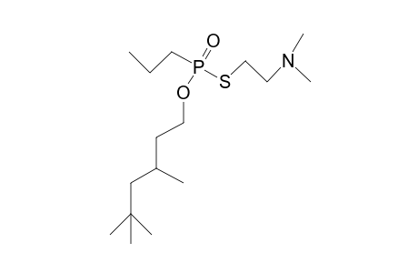 3,5,5-Trimethylhexyl S-2-(dimethylamino)ethyl propylphosphonothiolate