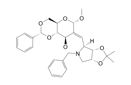 #18-E;METHYL-4,6-O-BENZYLIDENE-2-DEOXY-2-[(1E)-2,5-(BENZYLIMINO)-1,2,5-TRIDEOXY-3,4-O-ISOPROPYLIDENE-L-RIBITOL-1C-YLIDENE]-ALPHA-D-ARABINO-HEXOPYRANOSID