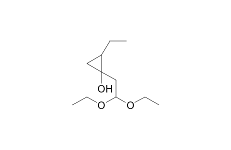 (E)-1-(2,2-Diethoxyethyl)-2-ethylcyclopropanol