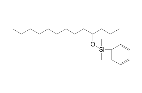 Dimethyl(phenyl)silyl 1-propyldecyl ether