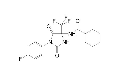 Cyclohexanecarboxylic acid, [1-(4-fluorophenyl)-2,5-dioxo-4-trifluoromethylimidazolidin-4-yl]amide