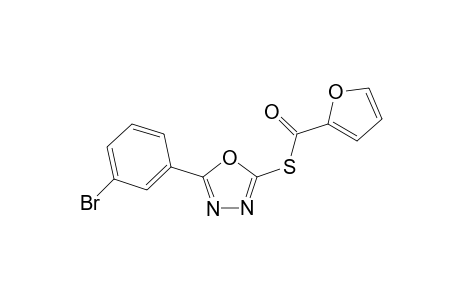 S-[5-(3-bromophenyl)-1,3,4-oxadiazol-2-yl]2-furancarbothioate
