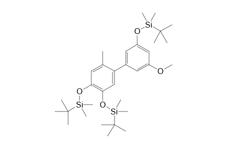3',4,5-Tris(tert-butyldimethylsilyloxy)-5'-methoxy-2-methyl-1,1'-biphenyl