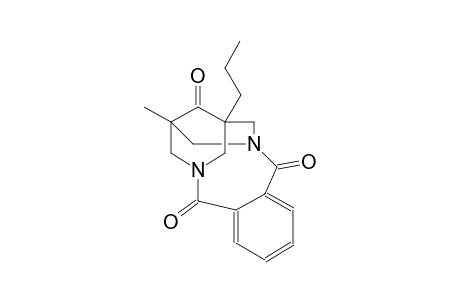 1,10-Diazatetracyclo[10.3.1.1(10,14).0(3,8)]heptadeca-3,5,7-triene-2,9,13-trione, 12-methyl-14-propyl-
