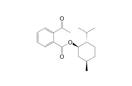 (1'R,2'S,5'R)-5'-Methyl-2'-(1"-methylethyl)cyclohexyl 2-acetylbenzoate