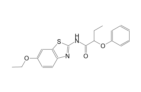 N-(6-ethoxy-1,3-benzothiazol-2-yl)-2-phenoxybutanamide
