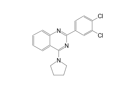 2-(3,4-dichlorophenyl)-4-(1-pyrrolidinyl)quinazoline