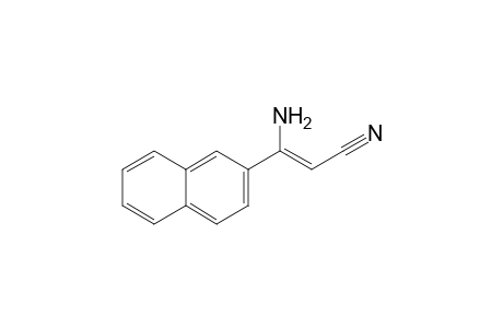 (Z)-3-amino-3-(2-naphthalenyl)-2-propenenitrile