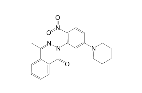 4-Methyl-2-(2-nitro-5-piperidin-1-yl-phenyl)-2H-phthalazin-1-one