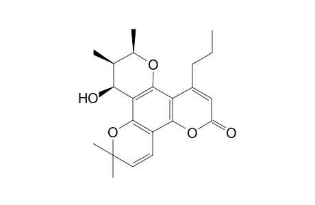 (+-)-Calanolide C