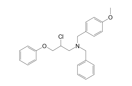 N-Benzyl-N-(2-chloro-3-phenoxypropyl)-N-(4-methoxybenzyl)amine