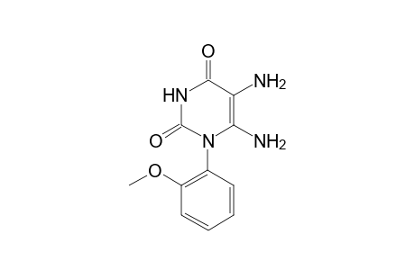 2,4(1H,3H)-Pyrimidinedione, 5,6-diamino-1-(2-methoxyphenyl)-