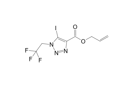 Allyl 5-iodo-1-(2,2,2-trifluoroethyl)-1H-[1,2,3]triazole-4-carboxylate