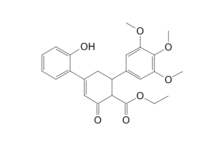 Ethyl 2-hydroxy-3'',4'',5''-trimethoxy-5'-oxo-2',3',4',5'-tetrahydro-[1,1':3',1''-terphenyl]-4'-carboxylate