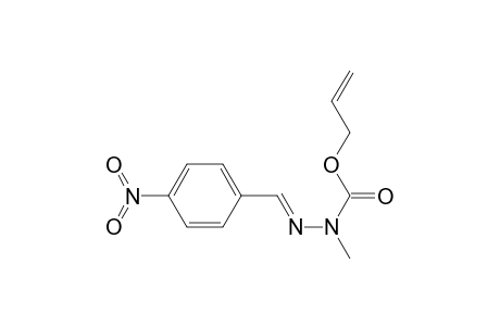 1-Allyloxycarbonyl-1-methyl-2-(4-nitrobenzylidene)hydrazine