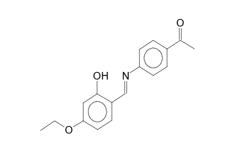 2-(4-acetylphenyliminomethyl)-5-ethoxyphenol