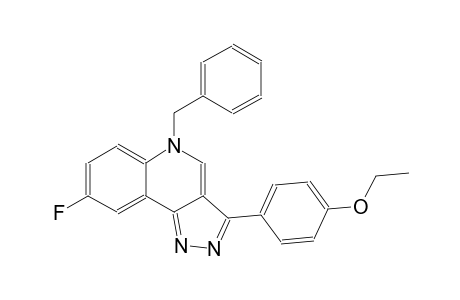 5H-pyrazolo[4,3-c]quinoline, 3-(4-ethoxyphenyl)-8-fluoro-5-(phenylmethyl)-