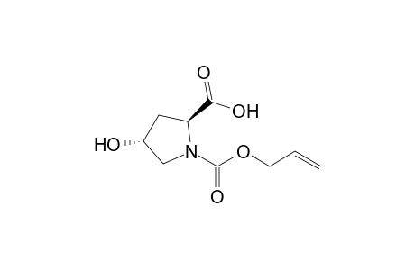 (2S,4R)-1-allyloxycarbonyl-4-hydroxy-proline