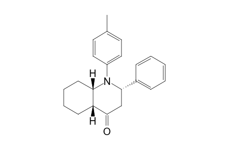 CIS-ENDO-1-(4-METHYLPHENYL)-2-PHENYLDECAHYDROQUINOLIN-4-ONE