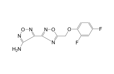 1,2,5-oxadiazol-3-amine, 4-[5-[(2,4-difluorophenoxy)methyl]-1,2,4-oxadiazol-3-yl]-