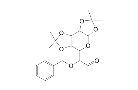 6-0-Benzyl-1,2,3,4-di-0-isopropylidene-D-glycero-.alpha.-D-galactoheptodialdo-1,5-pyranose