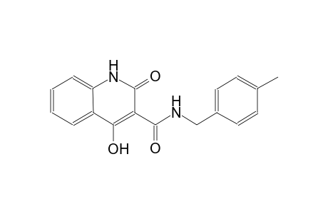 4-hydroxy-N-(4-methylbenzyl)-2-oxo-1,2-dihydro-3-quinolinecarboxamide