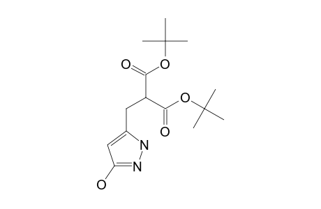 DI-tert-BUTYL-2-(3-HYDROXY-1H-PYRAZOL-5-YL)-1,1-ETHANEDICARBOXYLATE