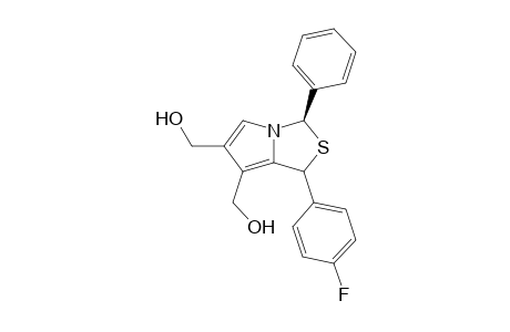 (3R)-6,7-Bis(hydroxymethyl)-(4-fluorophenyl)-3-phenyl-1H,3H-pyrrolo[1,2-c]thiazole